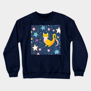 Dreamy cat Crewneck Sweatshirt